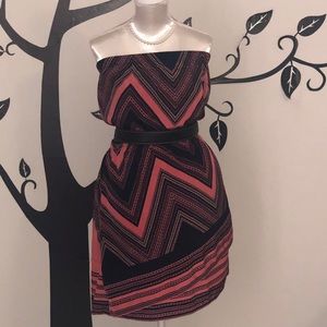 Express short dress above the knees sleeveless.